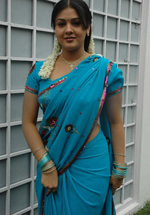 tollywood jyothi krishna in blue saree unseen pics